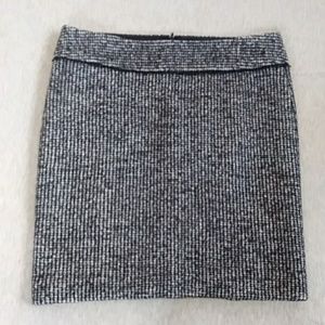 Black patterned wool pencil skirt from Ann Taylor